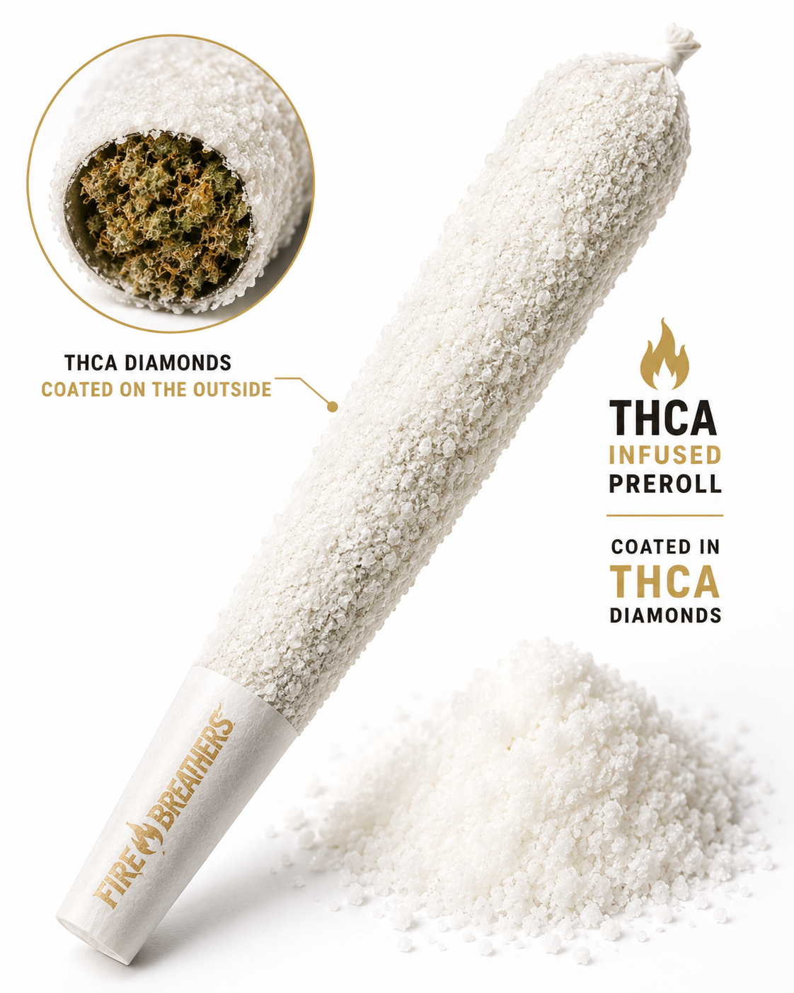 Classic LCG THCA Diamond Infused Pre-roll