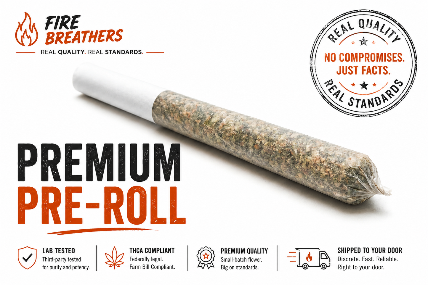 Hand-Rolled Classic Lemon Cherry Gelato THCA Joint
